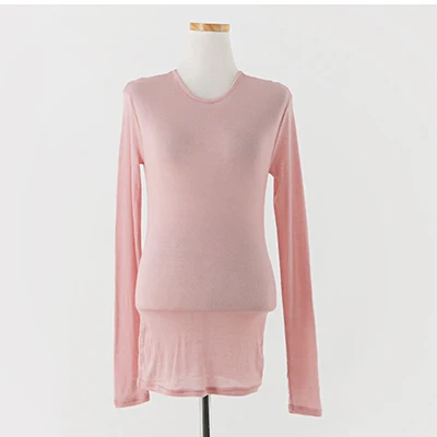Shintimes Poleras De Mujer Moda тонкая Сексуальная футболка с длинным рукавом женская футболка Camiseta Feminina футболка Femme - Цвет: pink t shirt