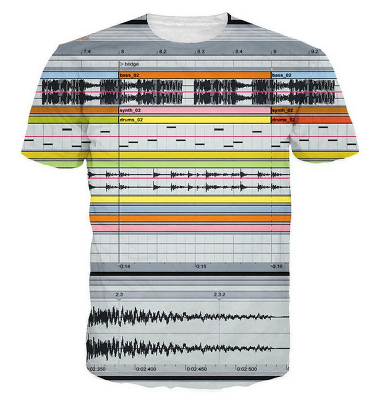 

Summer style Ableton Live T-Shirt bedroom DJs producers musicians 3d t shirt Women Men Casual tees tops plus size S-3XL