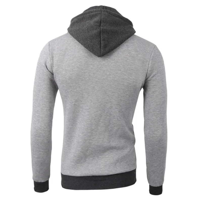 الخريف الشتاء الرجال سترة وهمية قطعتين مقنعين عارضة معطف أزياء رجالي بلون سترة جديد الذكور ضئيلة الدافئة قميص 3XL الخريف الشتاء الرجال سترة وهمية قطعتين مقنعين عارضة معطف أزياء رجالي بلون سترة جديد الذكور ضئيلة الدافئة قميص 3XL