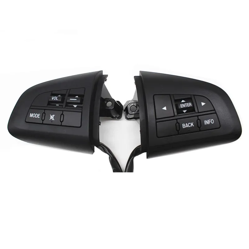 Рулевое колесо Кнопка для Mazda 3 CX-5 CX-7 переключатель стандартными кнопками или bluetooth кнопка переключения звука и режим отключения звука автомобильные аксессуары - Цвет: standard buttons