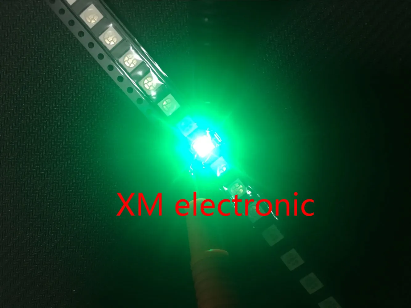 200 шт. 5050 SMD зеленые фотолампы с 3 чипами 9000 MCD ультраяркие светодиоды высокого