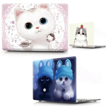 

Cute Pattern Hard Case Cover For Apple Macbook Air 11 13 Pro 13 15 Touchbar Retina 12 13 15 inch Shell bag PVC Smooth Case