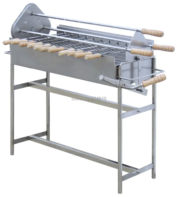 Stainless Steel 5rpm 220v Motor Rotating Charcoal Bbq Grill Electric Stainless Steel 5rpm 220v Motor Rotating Charcoal Bbq Grill Electric Skewers Rotary Portable En Barbecue For Outdoor
