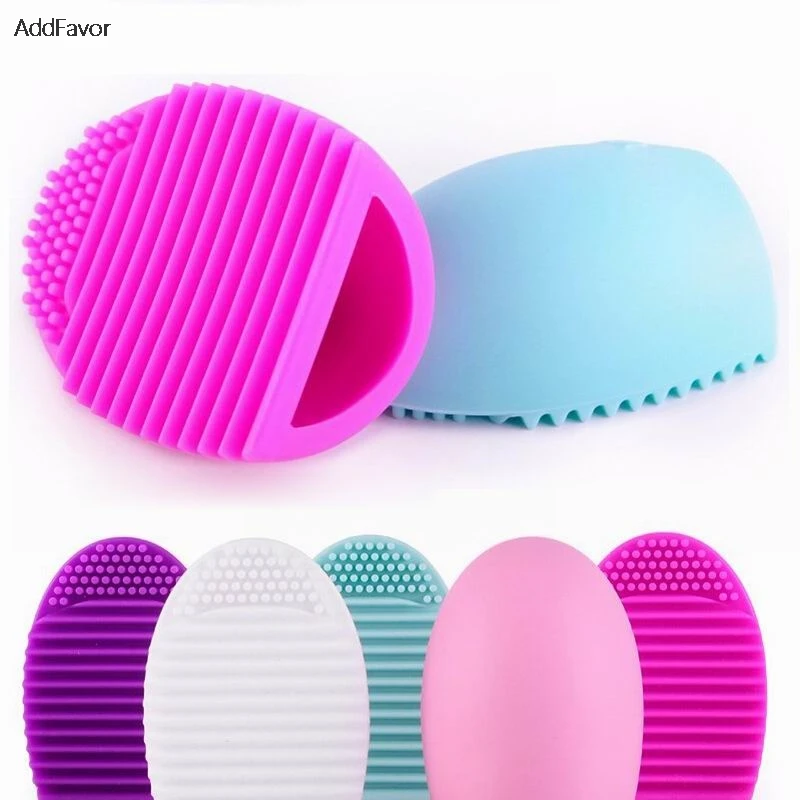 

AddFavor 1PC Makeup Brush Cleanser Egg Brushes Cleaning Tools, Cream Cosmetic Foundation Beauty Makeup Powder Brushes Cleaner