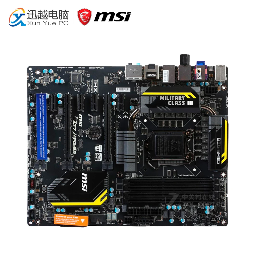 

MSI Z77 MPOWER Desktop Motherboard Z77 Socket LGA 1155 i3 i5 i7 DDR3 USB3.0 ATX On Sale