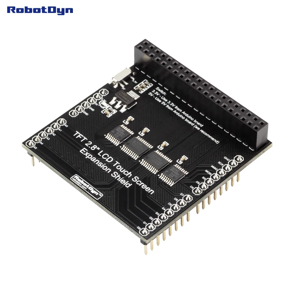 Schermo Di Espansione Per Touchscreen Lcd Tft Da 2.8 ", Compatibile Per Arduino Uno, Mega, Leonardo