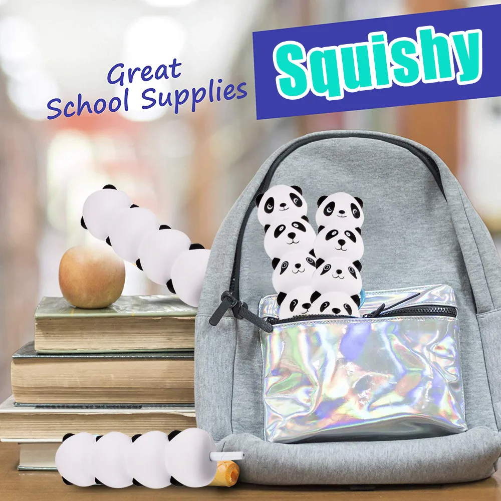 Мягкие игрушки Squishies панда медленно поднимающийся карандаш топперы захват фрукты Ароматические игрушки для снятия стресса Poopsie сюрприз Smooshy