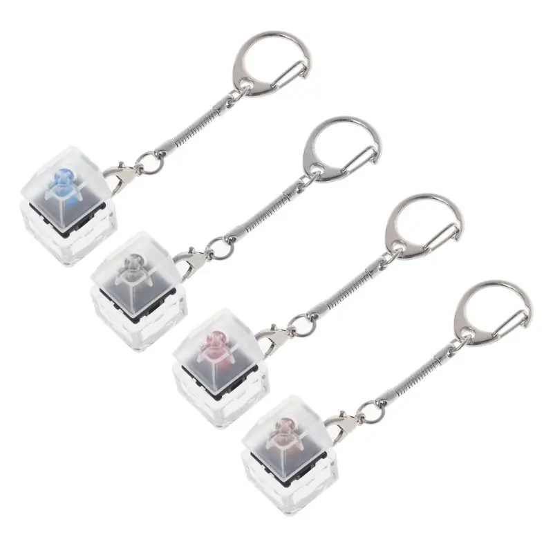 Mechanical Switch Keychain For Keyboard Switches Tester Kit Without LED Light Toys Stress Relief Gifts