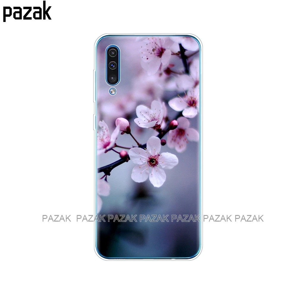 Чехол для Samsung Galaxy A50, силиконовый прозрачный чехол на заднюю панель телефона для Samsung A50 A505 A505F, SM-A505F, мягкий чехол 6,4, чехол, бампер - Цвет: 61531