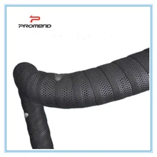 PROMEND Road Bikes Bicycle Handlebar Tape Balck Mesh Design Non-slip waterproof Bartape Soft EVA Sponge Tape Black