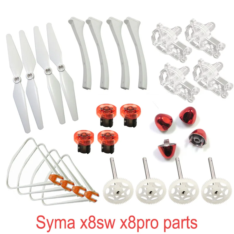 

SYMA X8SW X8PRO X8 Pro Drone Original Spare Base Gear Propellers Landing Tripod Protective Ring Fixed Plastic Replacement Parts