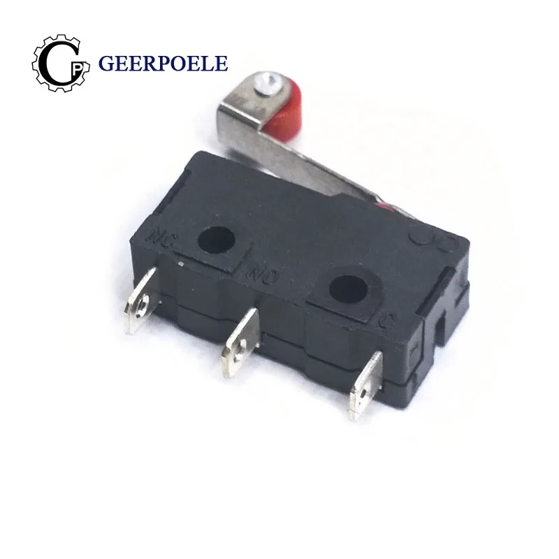 

10 pcs/lot KW11 Pulley 3 Pin 250V 5A Metal Micro Switch Interrupteur Bouton Poussoir