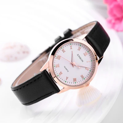 

2018 non-mechanical watch ladies watch casual strap real woman table couple table fashion