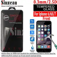 Sinzean 100 STÜCKE Für iphone 8/7/6 S Gehärtetem Glas schirmschutz für iphone 6/6 S/7/8 gehärtetem glas 0,3mm 2.5D