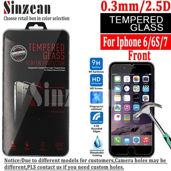 

Sinzean 100PCS For iphone SE 2020 Tempered Glass screen protector for iphone 6S/7/8 tempered glass 0.3mm 2.5D