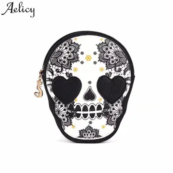 

Aelicy Messenger Bags for Women Punk Skull Printed Crossbody Bags for Girl Casual Ladies Bolsa Mini Shoulder Travel Bag