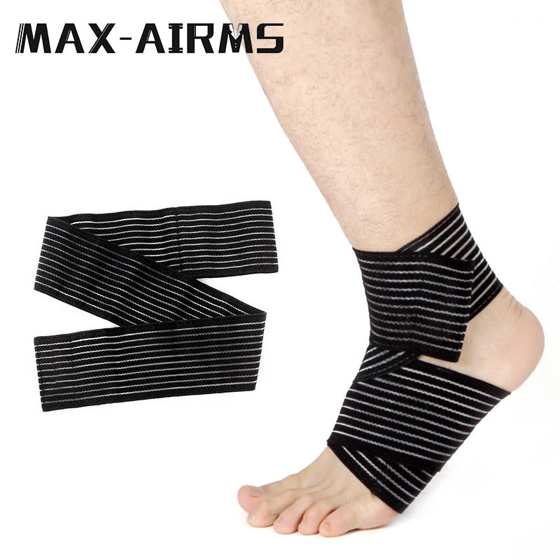 

Maxairms1pcs Ankle Support Spirally Wound Bandage Volleyball Basketball Ankle Orotection Adjustable Elastic Bands
