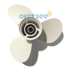 Aluminum propeller 69W 45945 00 EL 00 11 1 8x13 G for Yamaha E40W 40HP Outboard