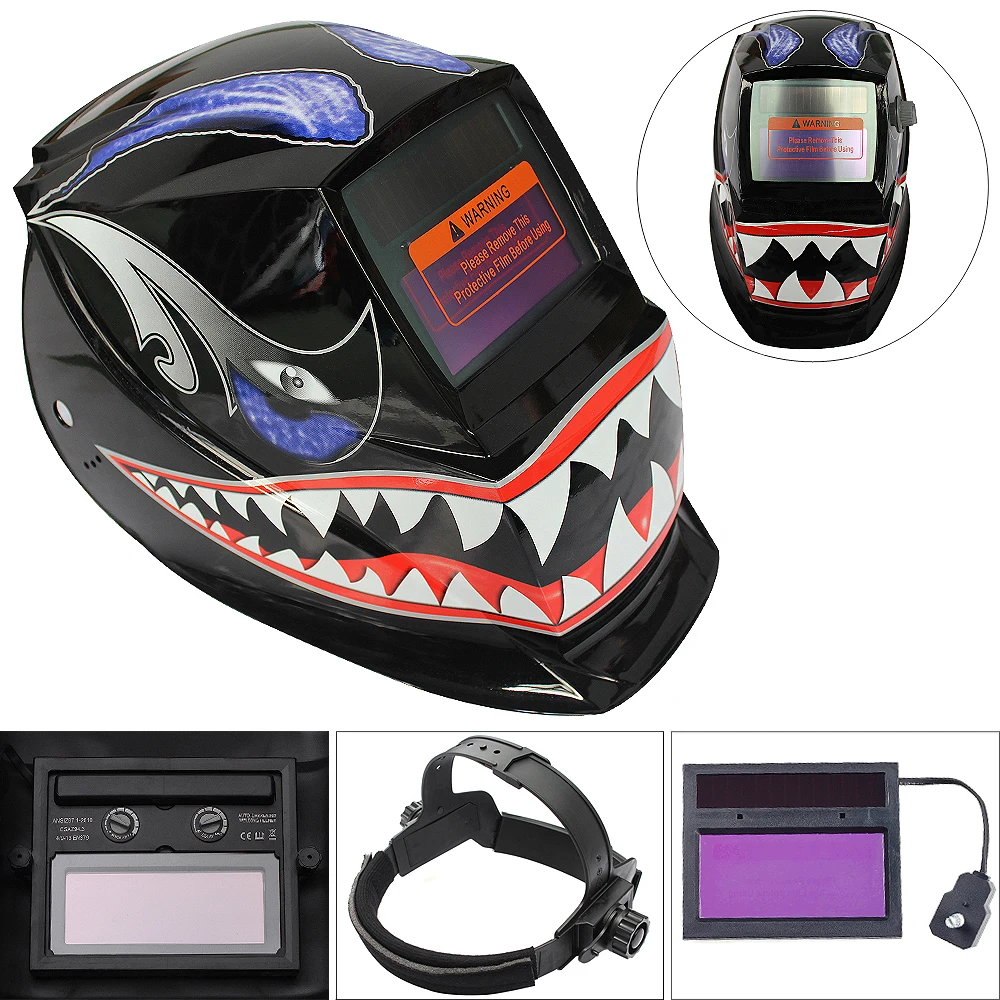 Sale Shark Mouth Adjust Solar Auto Darkening TIG MIG Grinding Welding