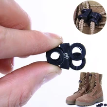 10Pcs Hiking Accessories Shoelace Buckle Clip EDC Gear Tactical Outdoor Boots Shoes Grenade Shoelace Tightening Non-Slip Buckle