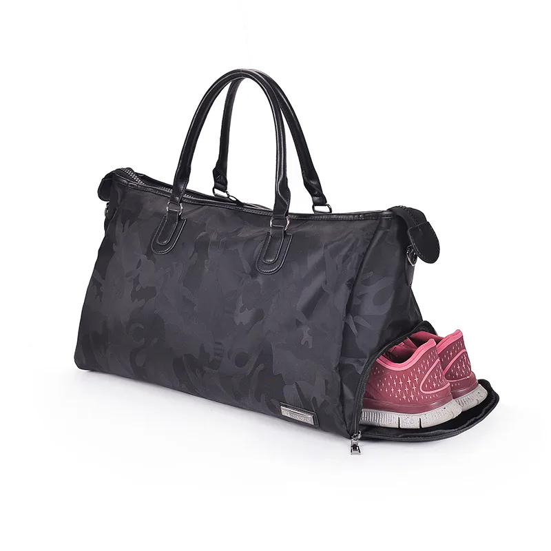 Спортивная сумка на плечо для фитнеса, водонепроницаемая Портативная сумка для тренировок, Мужская и Женская дорожная сумка для йоги, спортивная сумка Tas - Цвет: S-black