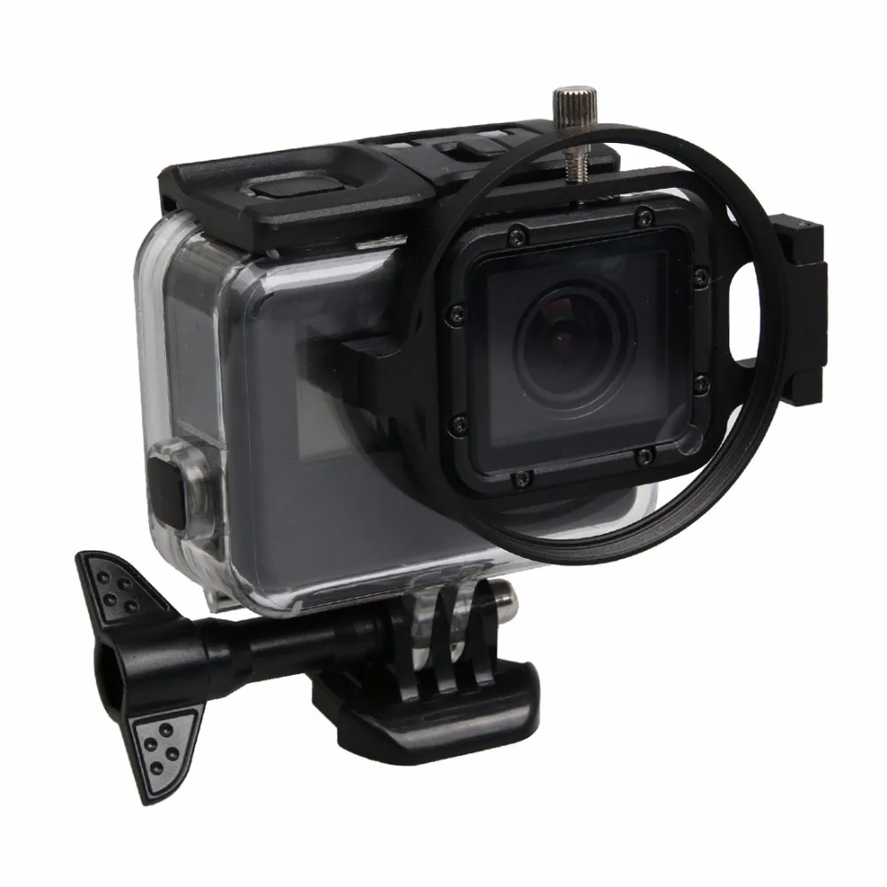 Для GoPro Hero5 Спорт действий Камера Профессиональный 58 мм 16x макрообъектив крупным планом фильтр с объективом База и переходное кольцо