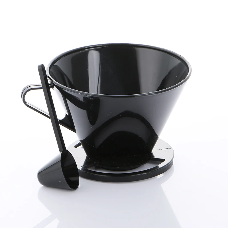 Realand пластиковая черная одинарная чашка для заваривания кофе пивоваренный конус капельница Кофеварка фильтр инструмент