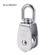 WALFRONT M25 подъемный шкив троса с одним колесом поворотный шкив блока Сталь Водонепроницаемый glidewheel слинг проволочного каната инструменты для переноса