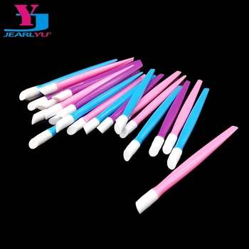 

50pcs/pack Wholesale Mix Color Sticks Nail Cuticle Pusher Acrytic Manicure Cuticle Pusher Remover Stick Manicure Nail Art Tools