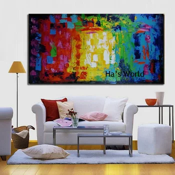 

HandMade Modern Abstract painting Wall Art Oil Painting ON Canvas abstract Pictures colorful Painting Home Decoration wall decor