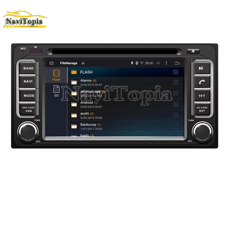 Top NAVITOPIA 4G RAM 64G ROM PX6 Six Core Android 9.0 Car GPS DVD Player for Toyota Celica for Toyota MR2/4Runner 2006 2007- 4