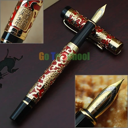 

JINHAO 5000 CENTURY DRAGON EMBOSSED M NIB FOUNTAIN PEN WITHOUT ORIGINAL BOX FREE SHIPPING
