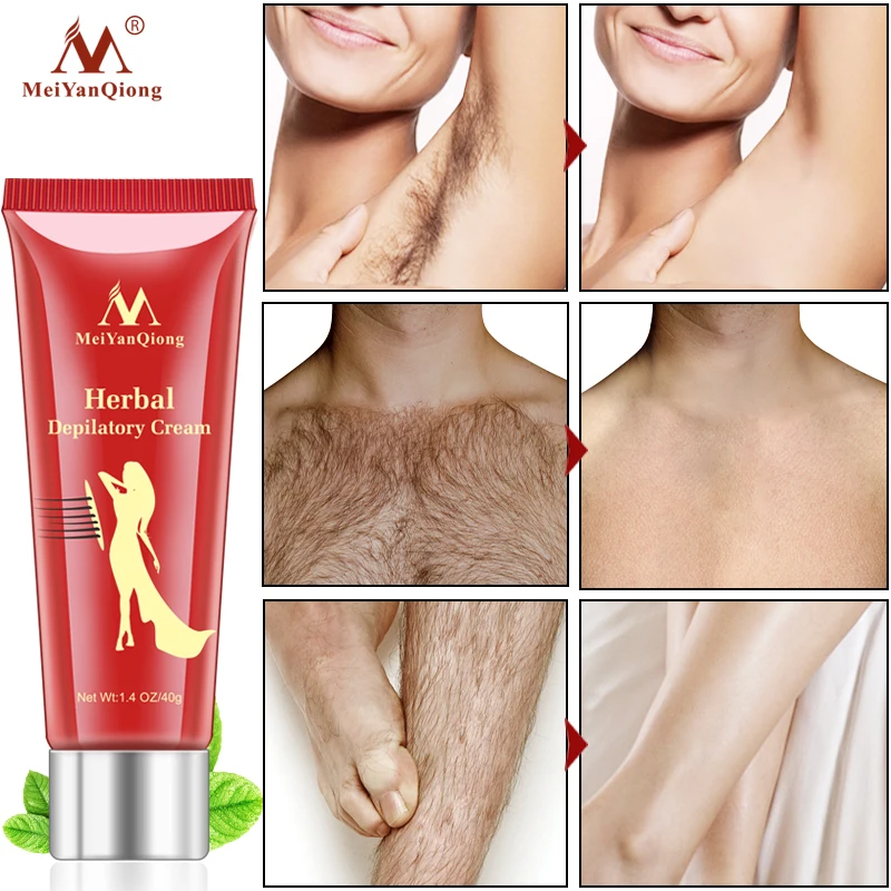 Female Male Herbal Depilatory Cream Hair Removal Painless Cream for Removal Armpit Legs Hair Body Care Shaving & Hair Removal
