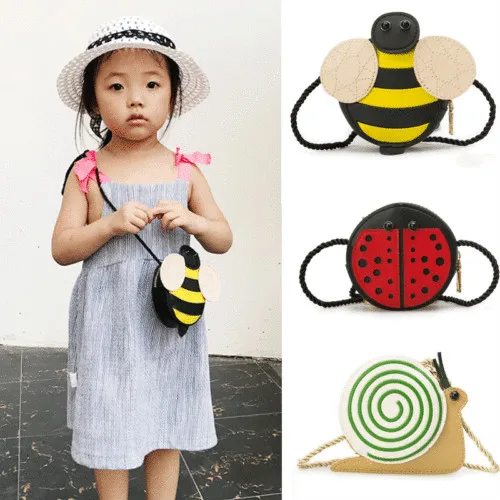 

Baby Kid Girls PU Leather Shoulder Bag Messenger Handbag Crossbody Purse Satchel