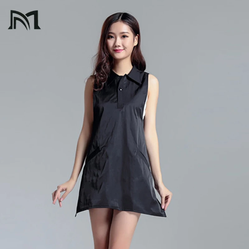 

Wholesale/retail Salon Barber Shop Hair Salon Tea Cafe Black Apron Manicure Hairdressing work clothes Technician's Uniform B16