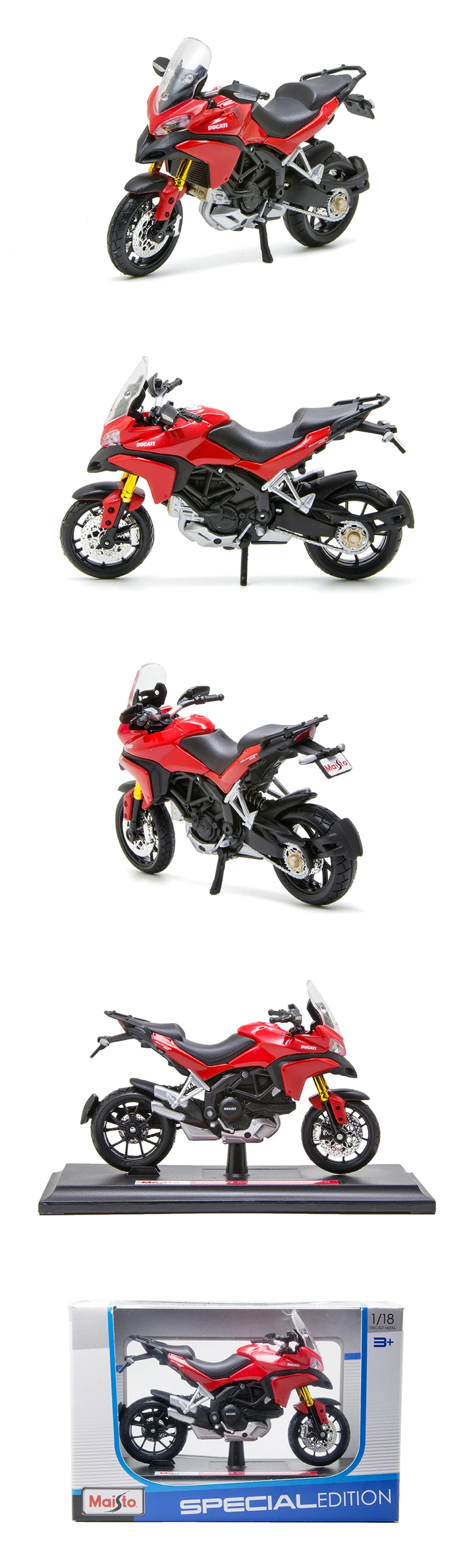 Maisto 1:18 модели мотоциклов Ducati MULTISTRADA 1200S литье под давлением мото миниатюрная гоночная игрушка для коллекции подарков