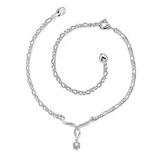 A014 Новый Дизайн Большой Stock Нежный Handmade Дешевые Посеребренная Ножной Браслет Оптовая Продажа