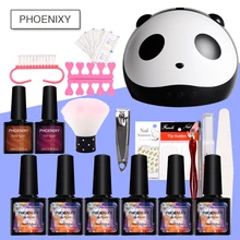 Набор для маникюра 24 Вт Светодиодный светильник 10 мл Гель-лак набор для маникюра Гель-лак набор для ногтей все для маникюра Набор