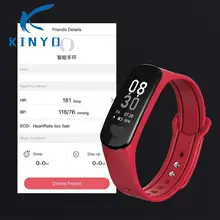 Здоровья сердечного ритма крови Давление мониторинга Smart Band Фитнес трекер активности браслет Водонепроницаемый браслет