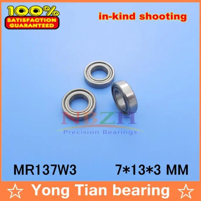 

10pcs high quality ABEC-5 Z2V2 MR137 L1370 MR137ZZW3 7*13*3 mm for Rc hobby and Industry MR137W3