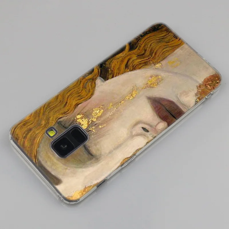 И поцелуй Густава Климта силиконовый чехол для Samsung Galaxy A50 A30 A10 A40 A6 A8 плюс A20 E A5 A7 2018