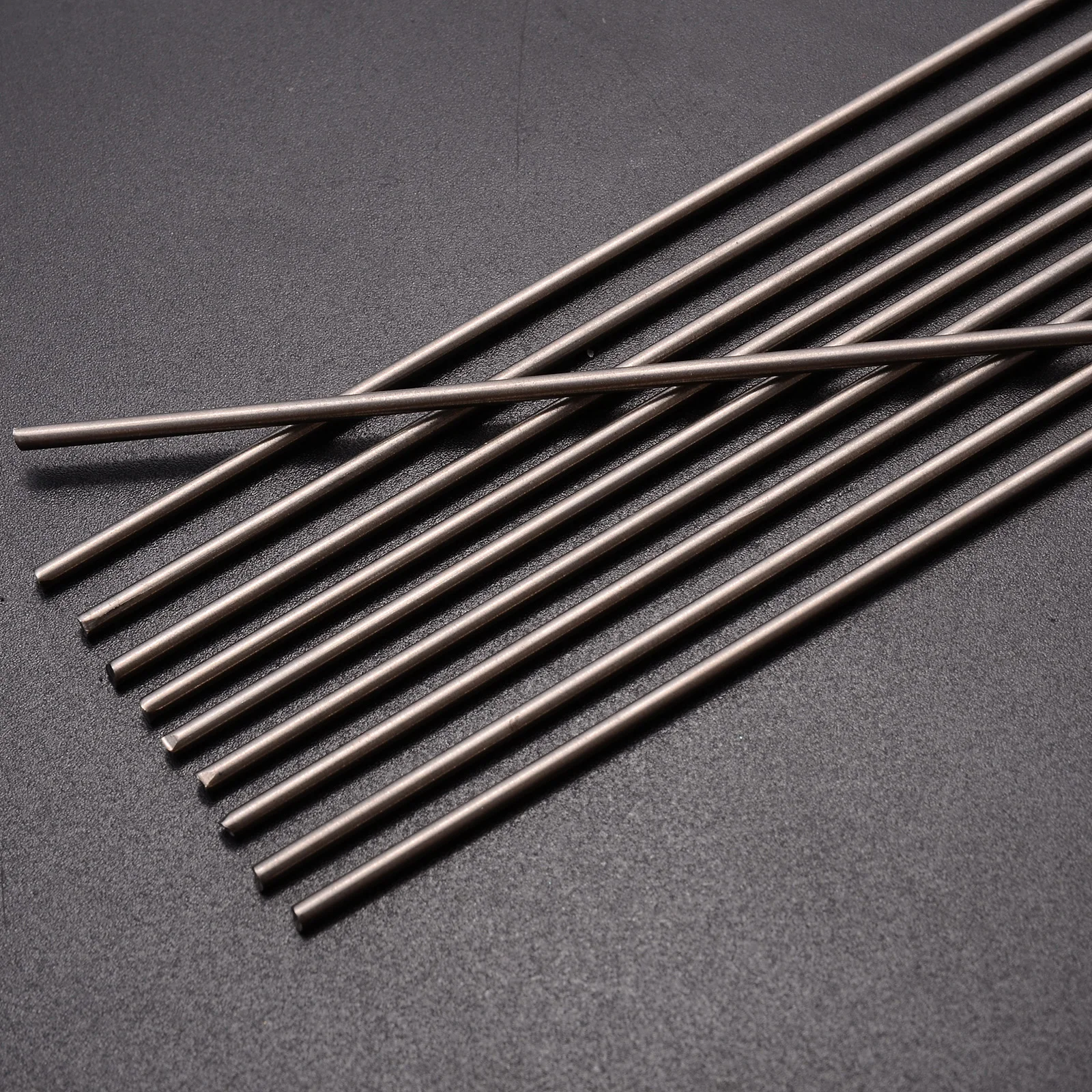 10pcs TC4 Titanium Rod 6al-4v Round Bar Ti Gr.5 Grade 5 Rods 2mm Diameter 250mm Length For Welding