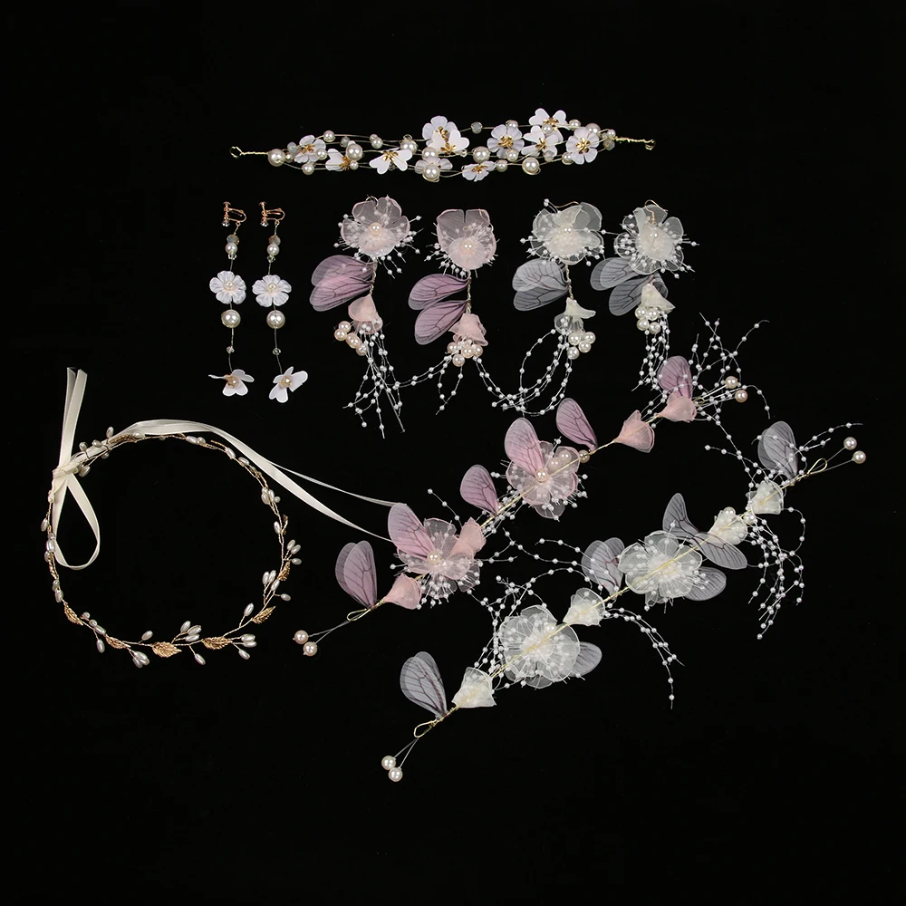 

1PC/Set Luxury Flower Hair Comb Headdress Prom Bridal Wedding Hairpin Hair Accessories Gold Leaves Hairpin Hair Jewelry Gifts