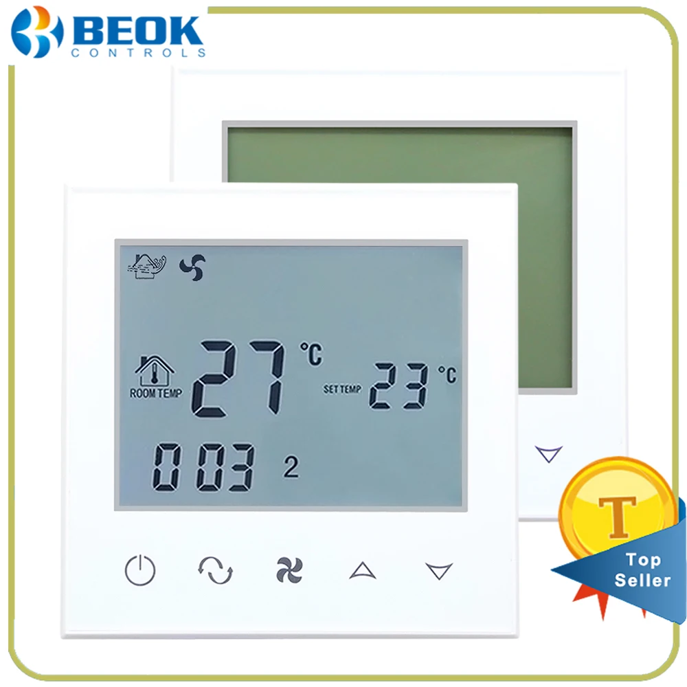Beok 2 Шт. TDS21 AC Цифровое Программирование Кондиционер Термостат трубы ГРУ