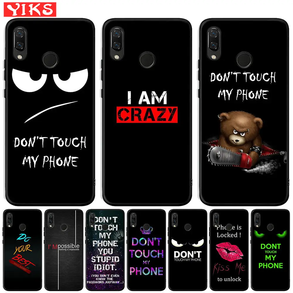 

Simple Letter Big Eye Soft TPU Cases For Honor 20 Pro 10 9 9i 8 Lite Phone Case For Honor 8X 8C 8S 7A 7X V20 View 20 Text Coque