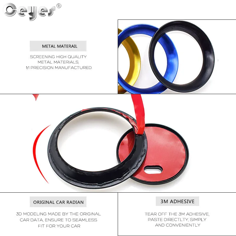 Car Start Engine Button Key Ring for MAZDA (19)