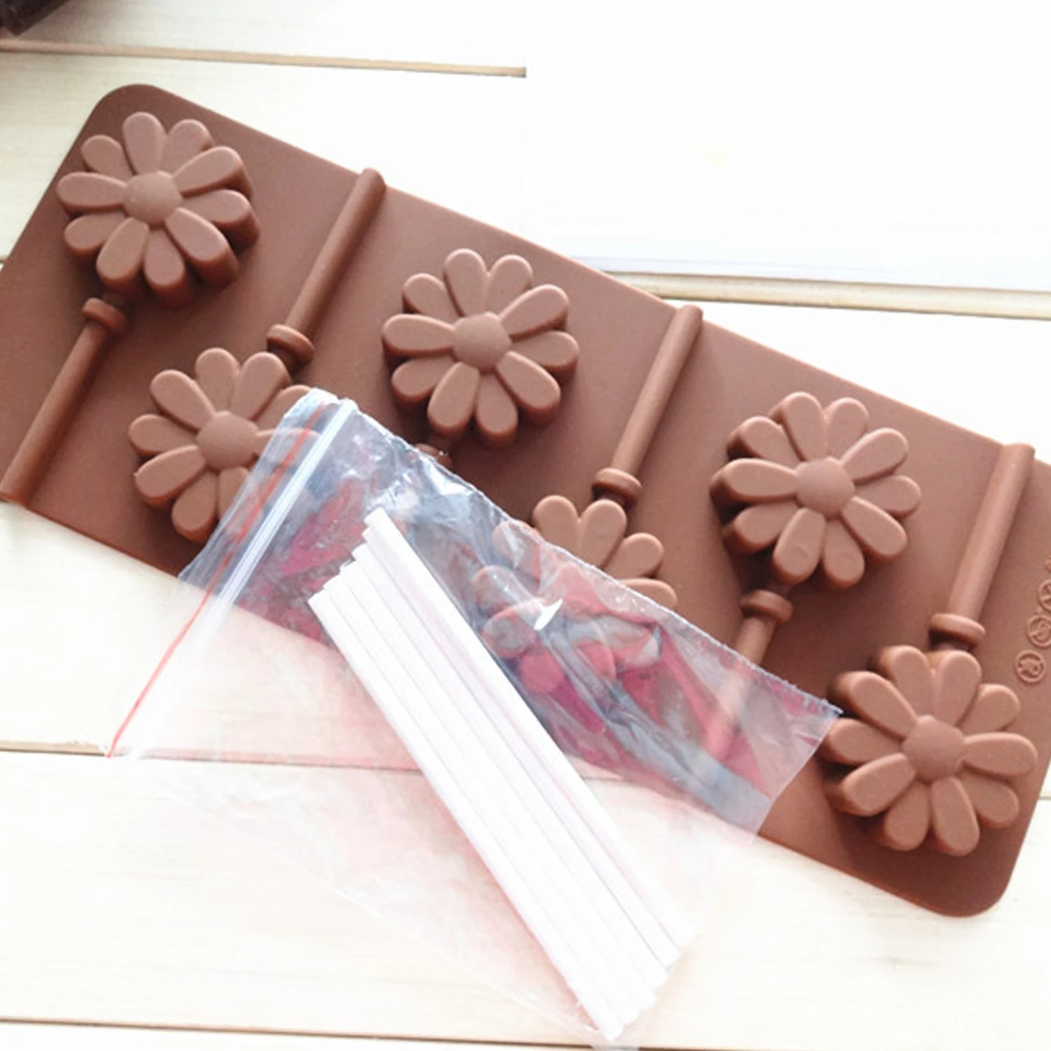 Behogar 6 отверстий силиконовая форма для леденцов форма для пирожного печенье конфеты принадлежность для изготовления шоколадных форм формы для выпечки лоток инструменты для кухни дома