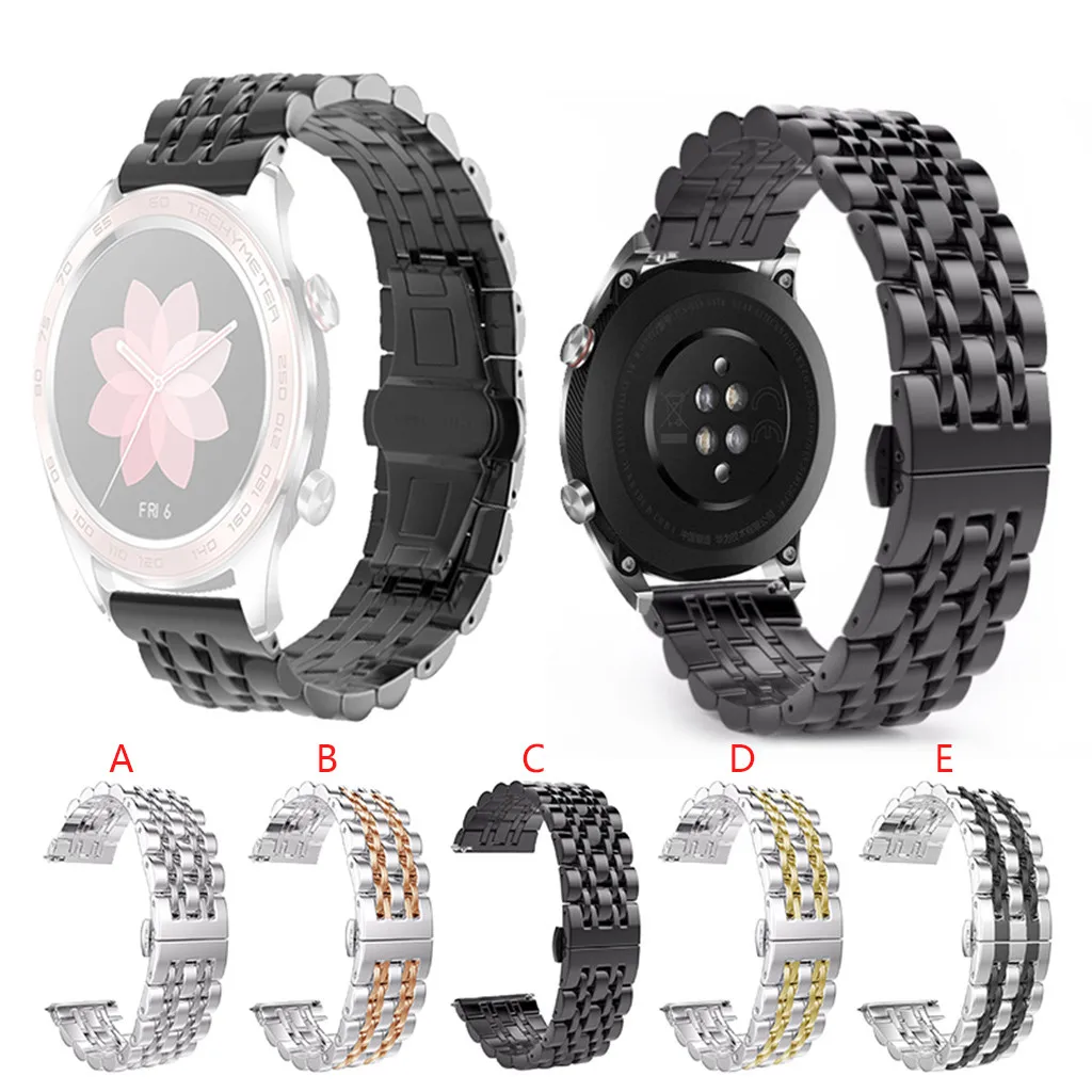 Умные часы Smartband из нержавеющей стали Quick Release для huawei Watch GT сменный ремешок наручные умные часы с ремнем ремешки для часов