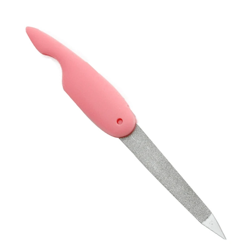 

Nail File Metalic Stainless Steel Fold Purple Cuticle Lime A Professionel Tool