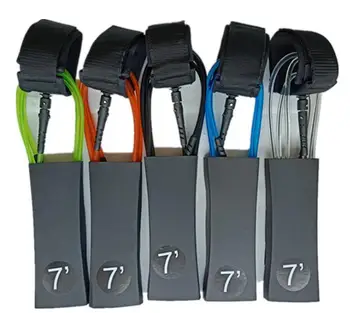 

Mounchain Surf Leash 7feet 7mm Unisex Surfboard Leash TPU Thick Rope Paddle Board Foot Safe Strap for Surfing Accessories